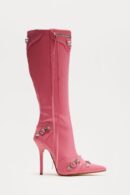 Botas Altas de Denim para Fin de Semana