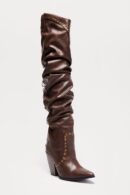 Botas de Vaquero Altas con Detalles de Tachuelas