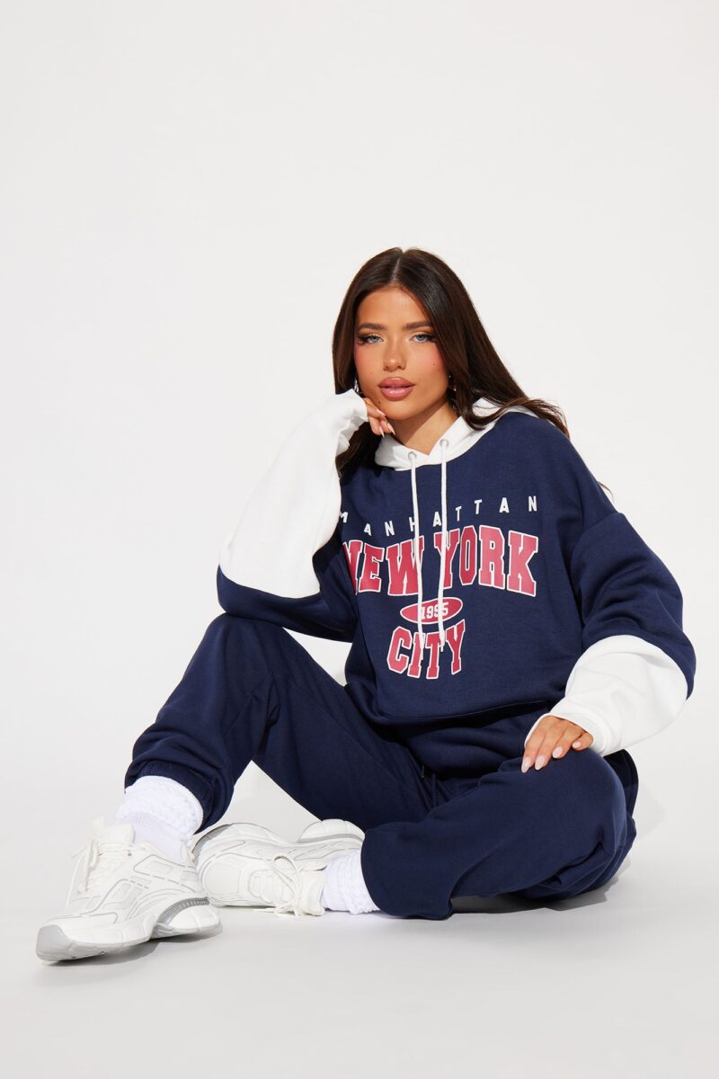 Conjunto Deportivo para Bebé en Polar Suave - Azul Marino - Image 3