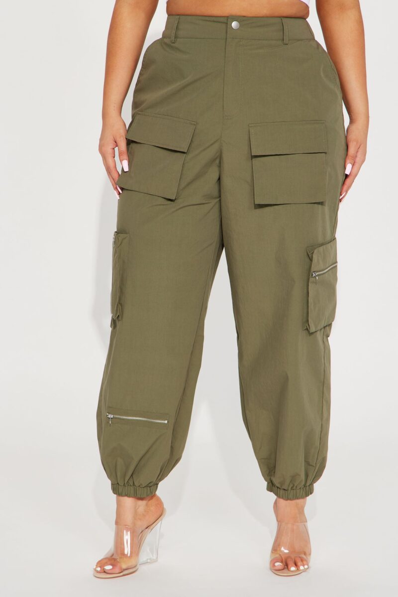 Pantalón Jogger Estilo Cargo con Cintura Alta - Image 17