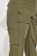 Pantalón Jogger Estilo Cargo con Cintura Alta