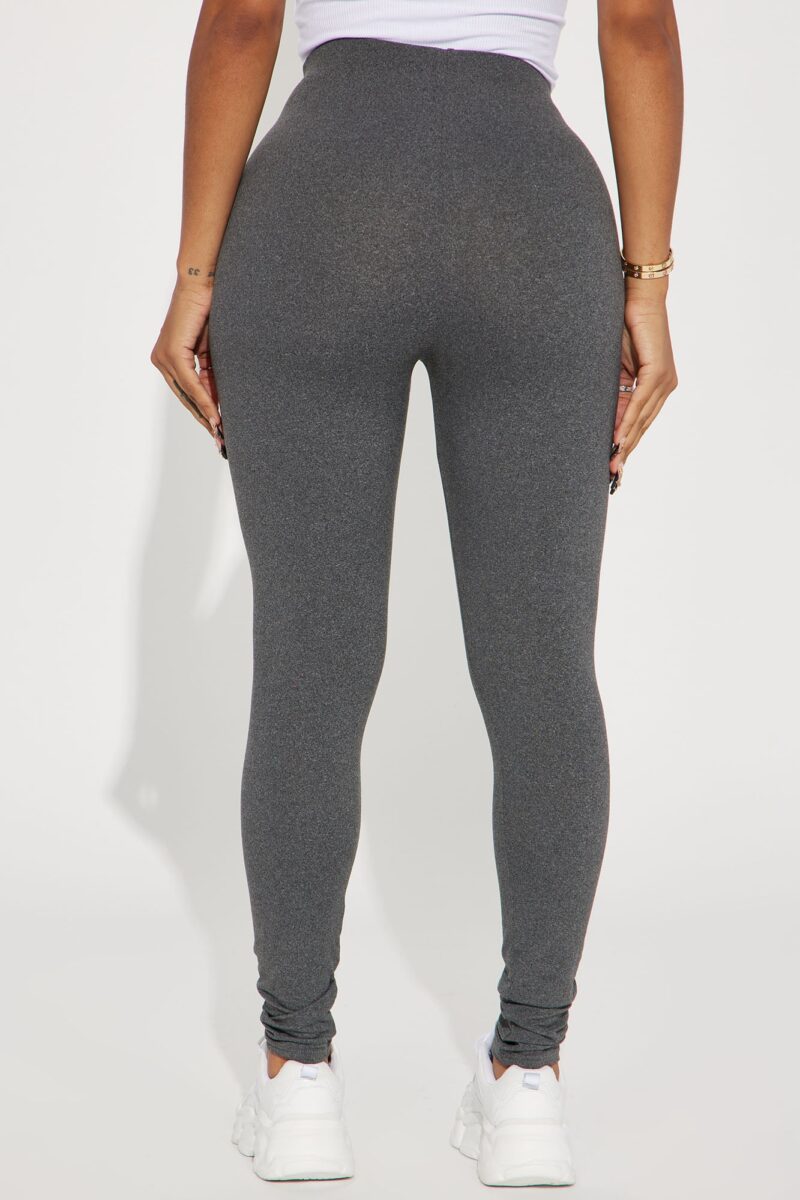 Leggins de Uso Diario Cintura Alta Gris Jaspeado - Image 11