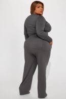 Conjunto de Pantalón Casual de Fin de Semana - Carbón