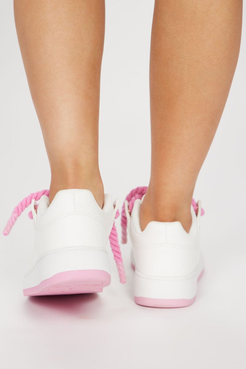 Zapatillas Deportivas con Cordones de Soga - Rosa - Image 4