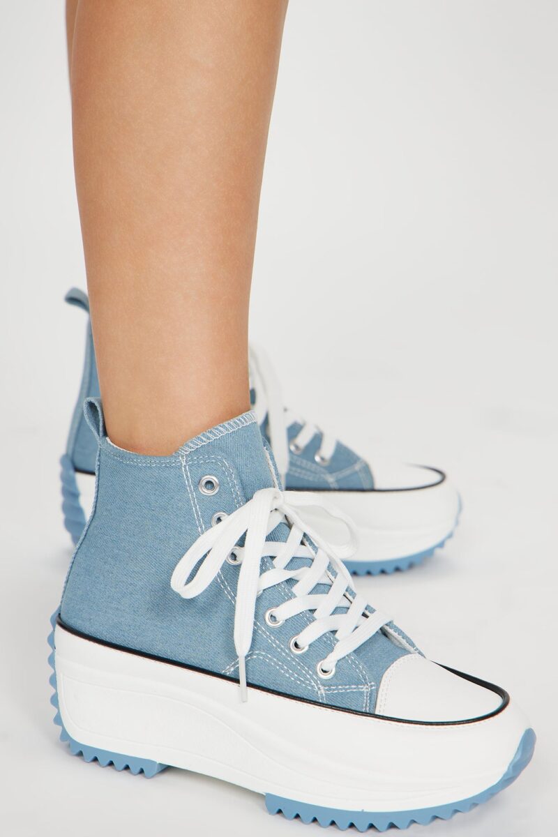 Zapatillas Deportivas de Plataforma en Denim - Image 3