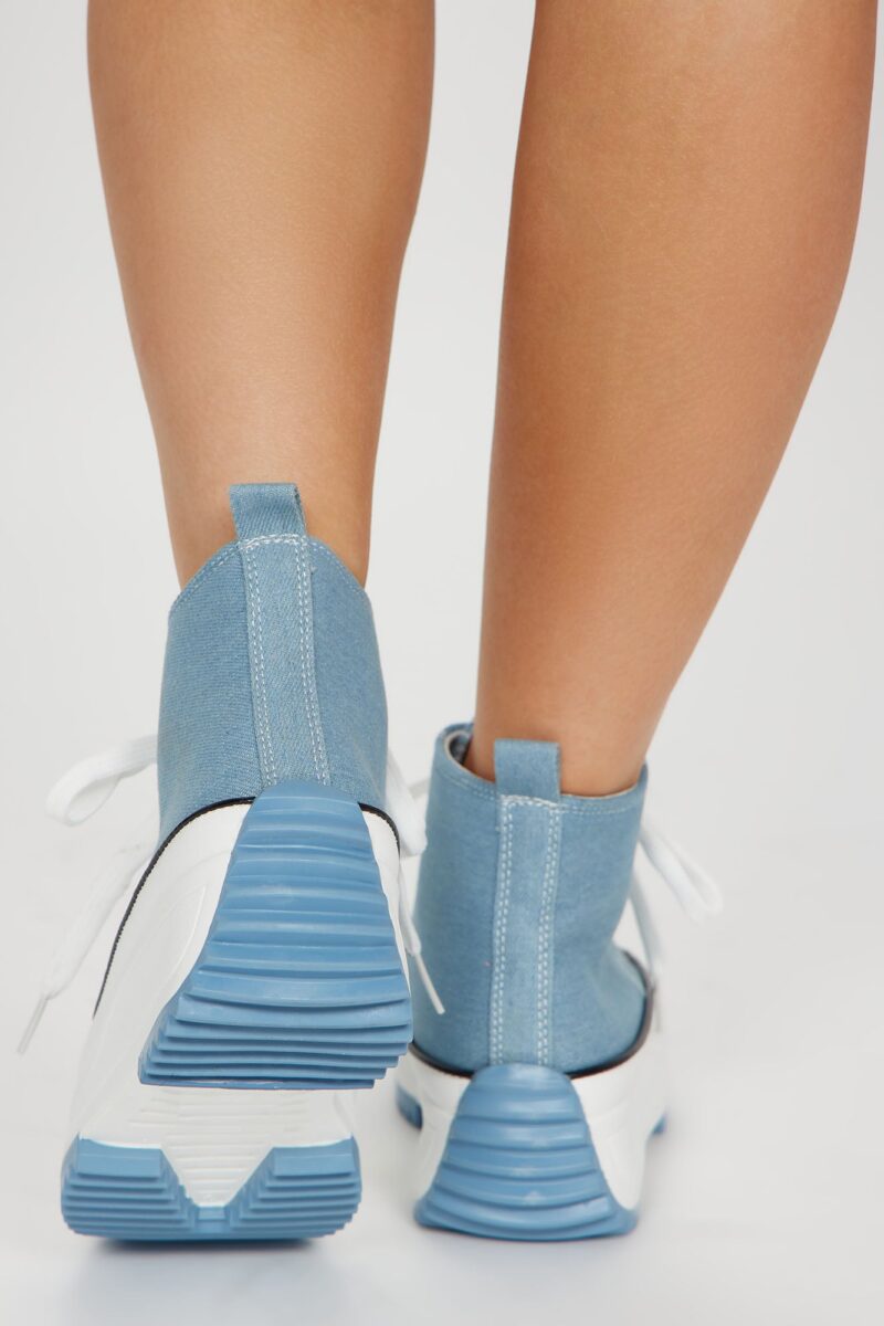 Zapatillas Deportivas de Plataforma en Denim - Image 4