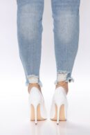 Stilettos de Tacón Ultra Alto en Blanco