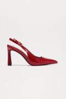 Zapatos de Tacón Alto Estilo Slingback con Punta Afilada