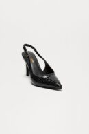Zapatos de Tacón Alto Estilo Slingback con Punta Afilada