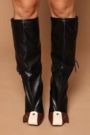 Botas Altas hasta la Rodilla en Negro