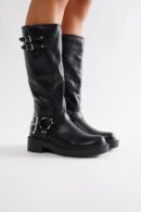 Botas Altas hasta la Rodilla con Hebillas