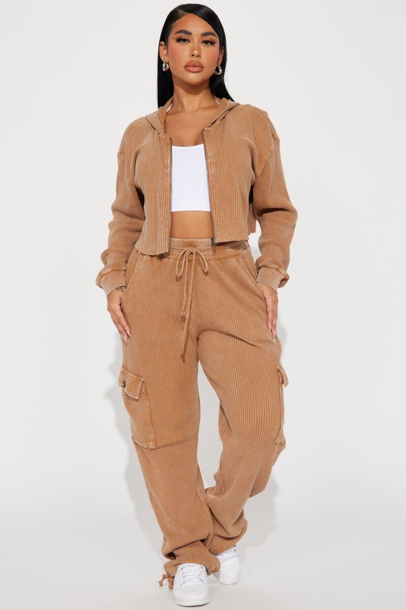 Conjunto de Pantalón Térmico y Hoodie con Cierre Frontal - Image 7