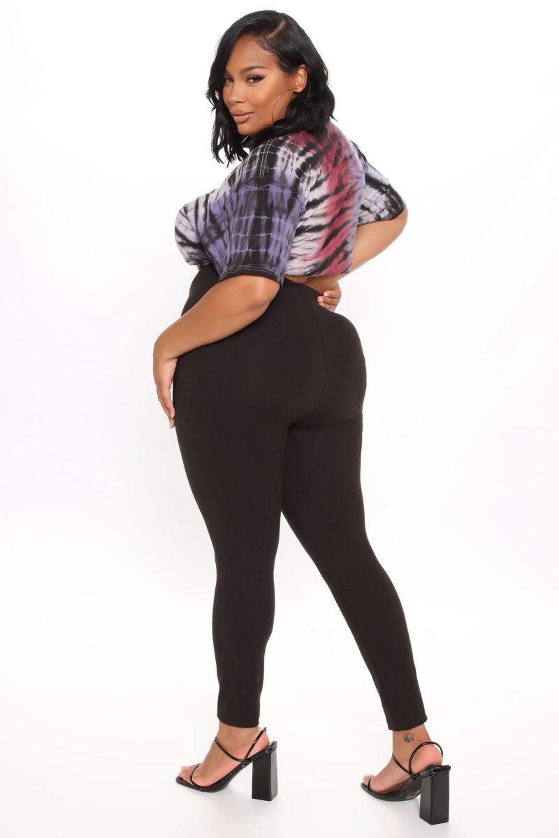 Leggins de Uso Diario Cintura Alta Gris Jaspeado - Image 8