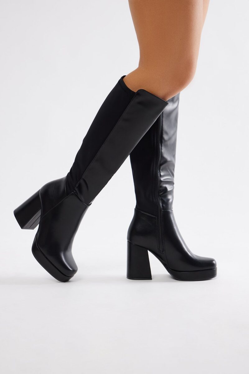 Botas Altas hasta la Rodilla con Tacón Block - Image 2