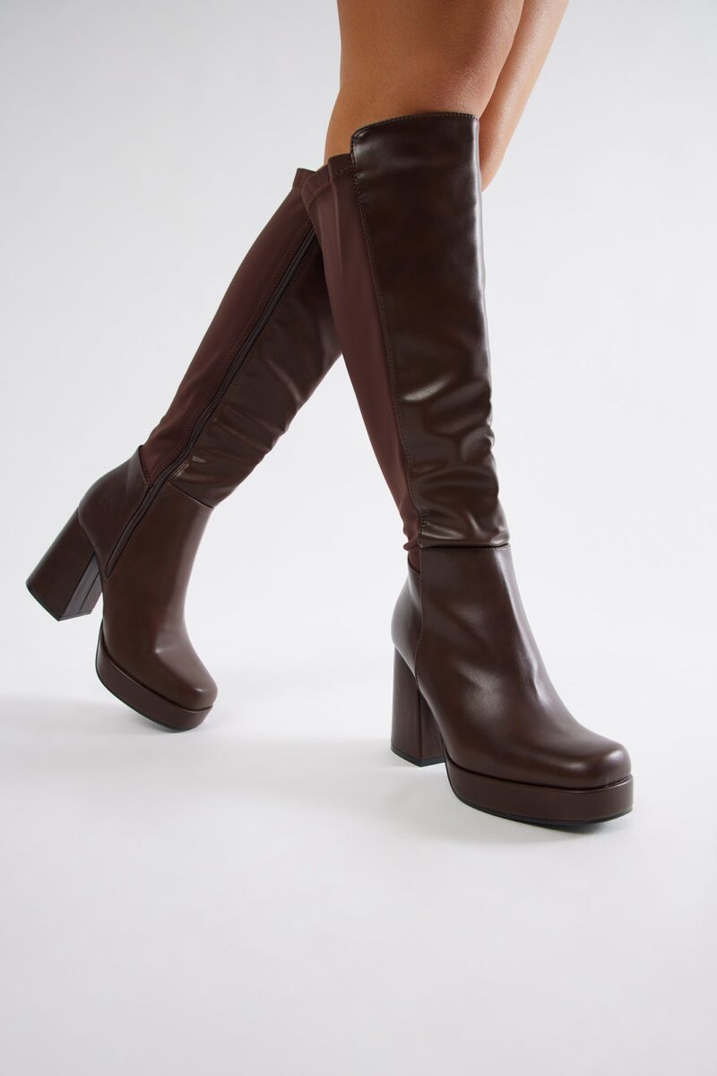Botas Altas hasta la Rodilla con Tacón Block - Image 6
