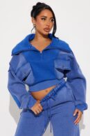 Conjunto Jogger Pantalón y Buzo en Azul Lavado Vanessa