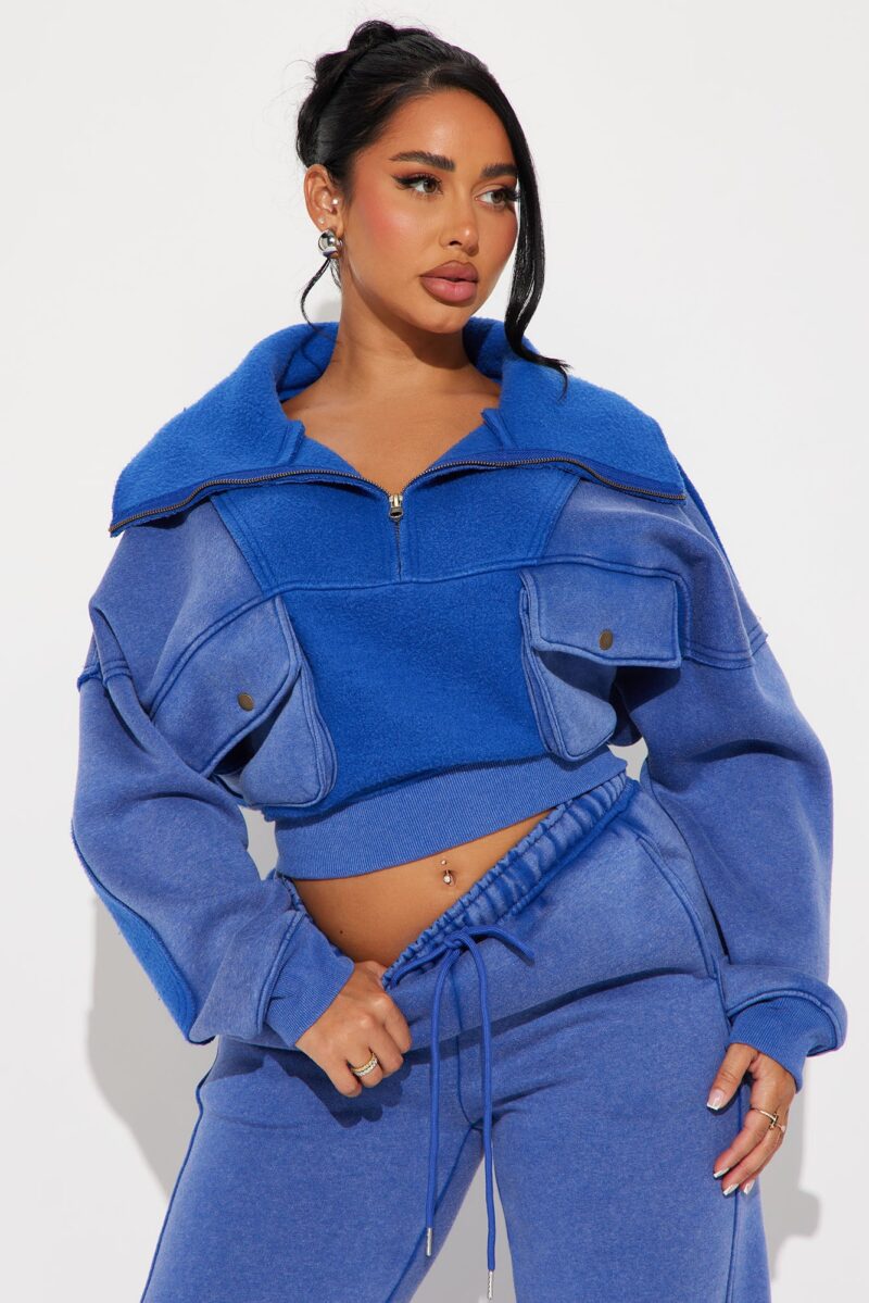 Conjunto Jogger Pantalón y Buzo en Azul Lavado Vanessa - Image 2