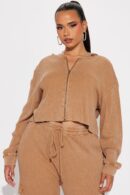 Conjunto de Pantalón Térmico y Hoodie con Cierre Frontal