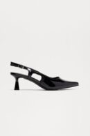 Zapatos de Tacón Bajo Tipo Slingback en Blanco