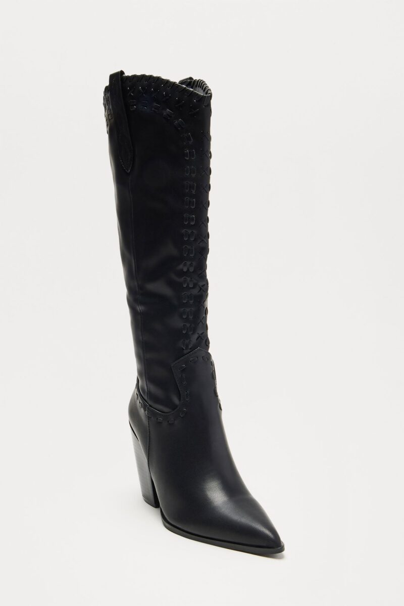 Botas Vaqueras Altas hasta la Rodilla en Marrón - Image 3