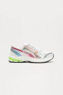 Zapatillas Deportivas con Cordones en Plateado Multicolor