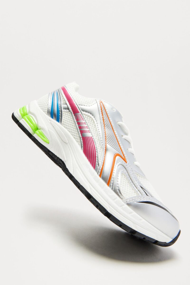 Zapatillas Deportivas con Cordones en Plateado Multicolor - Image 5