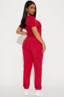Conjunto de Uniforme Médico de Jogger Elástico con Bolsillos