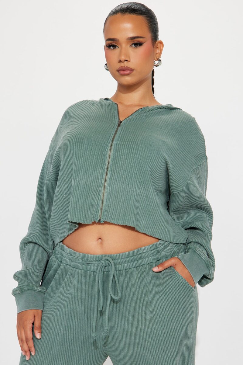 Conjunto de Pantalón Térmico y Hoodie con Cierre Frontal - Image 19