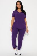 Conjunto de Scrubs con Pantalón Jogger y 4FLEX