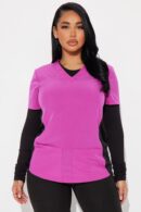 Camisa Interior para Uniforme Elástica - Color Salvia