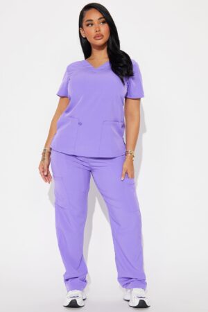 Pantalones de Uniforme Tipo Scrub con Cintura Ajustable