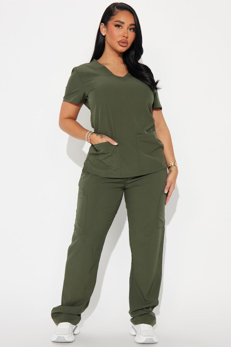 Conjunto de Uniforme Médico Elástico y Cómodo - Image 10