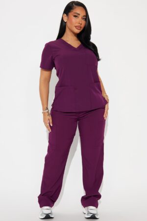 Conjunto Uniforme Médico 4FLEX - Vino