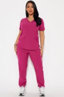 Conjunto de Scrubs con Pantalón Jogger y 4FLEX