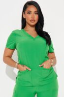 Conjunto de Uniforme Médico de Jogger Elástico con Bolsillos