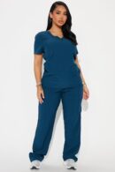Conjunto de Uniforme Médico Elástico y Cómodo