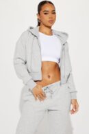 Conjunto de Jogging con Capucha y Cierre Frontal