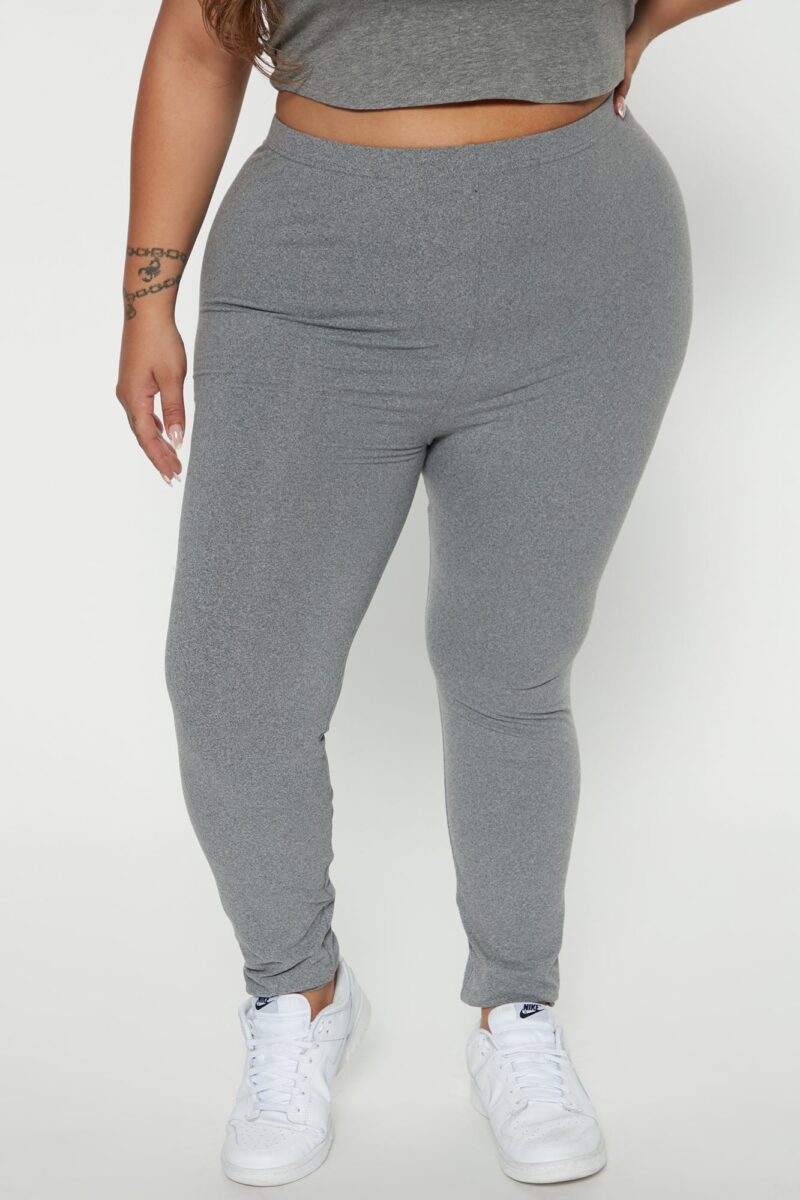 Leggins de Uso Diario Cintura Alta Gris Jaspeado - Image 28