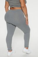 Leggins de Uso Diario Cintura Alta Gris Jaspeado