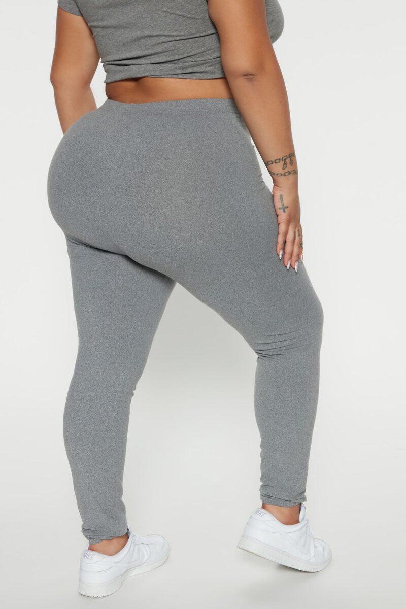 Leggins de Uso Diario Cintura Alta Gris Jaspeado - Image 29