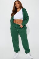 Conjunto de Jogging con Capucha y Cierre Frontal