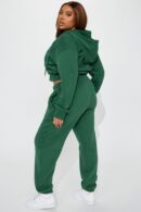 Conjunto de Jogging con Capucha y Cierre Frontal