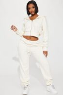 Conjunto de Jogging con Capucha y Cierre Frontal