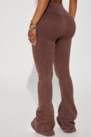 Leggins Activos de Campana en Marrón