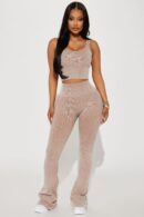 Leggins Activos de Campana en Marrón