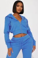 Conjunto de Jogging con Capucha y Cierre Frontal