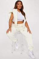Conjunto de Jogging con Capucha y Cierre Frontal
