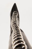 Botas Altas de Tacón Ultra Alto con Detalles Metálicos