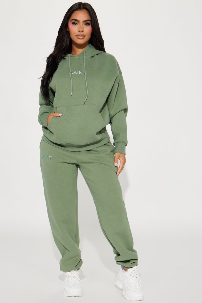 Conjunto de Jogging con Capucha y Bolsillo Canguro