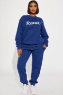 Conjunto de Sudadera y Pantalón Deportivo de Algodón y Poliéster